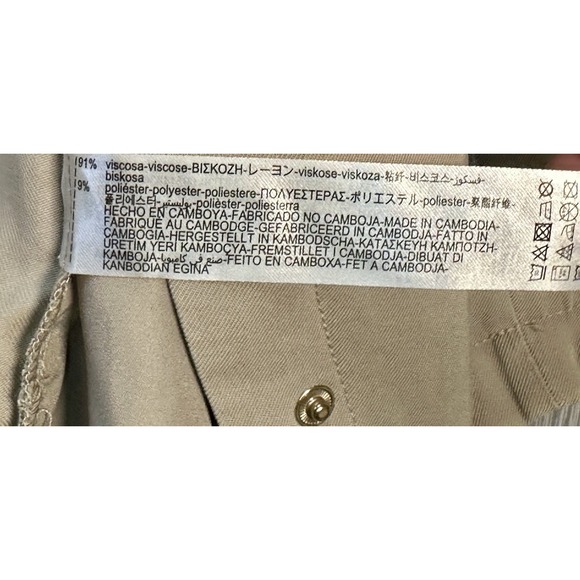 ZARA Women Sand Beige Taupe Adjustable Waist/Sleeves Jacket Loose Size Small - Picture 7 of 8